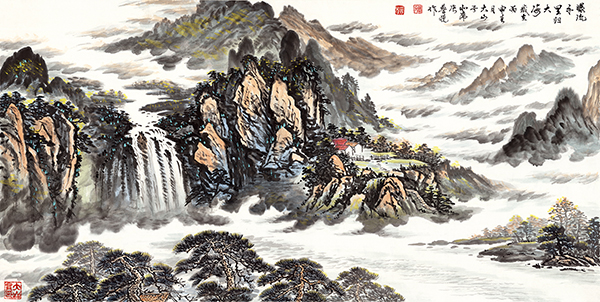 （35）江山如画138x70cm