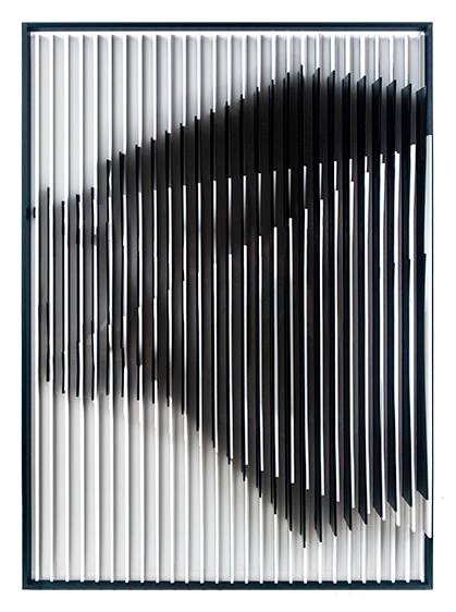 黑白抽象现代简约亚克力立体工作室装置画客厅卧室样板间装饰画